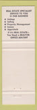 Matchbook Cover - Hornor Real Estate Clarksburg WV