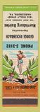 Matchbook Cover - Harrisburg Dairies George Rickenbach PA hillbilly