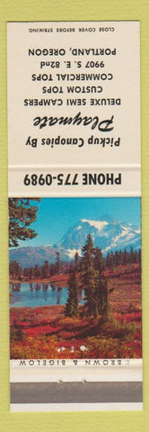 Matchbook Cover - Playmate Campers Portland OR #1