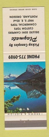 Matchbook Cover - Playmate Campers Portland OR #2