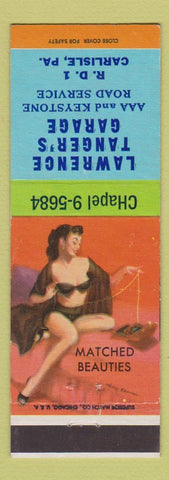 Matchbook Cover - Lawrence Tanger's Garage Carlisle PA pinup