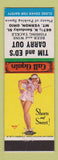 Matchbook Cover - Tim and Ed's Carry Out Mount Vernon OH pinup