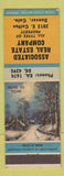 Matchbook Cover - Associated Real Estate Company Denver Colorado Colfax