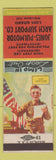 Matchbook Cover - Jones Pulmotor Arch Support