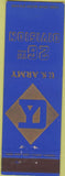 Matchbook Cover - US Army 26th Division Federal