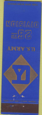 Matchbook Cover - US Army 26th Division Federal