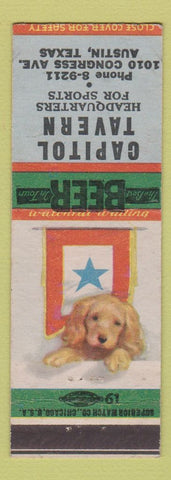 Matchbook Cover - Capitol Tavern Austin TX