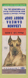 Matchbook Cover - Lebanon Camera Hobby Shop Pittsburgh PA Great Dane WEAR