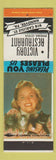Matchbook Cover - Victory Restaurant Hanover PA