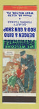 Matchbook Cover - Bergen & Bird Rod and Gun Shop West Milton PA