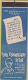 Matchbook Cover - Military Commissary Store PX