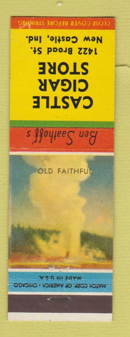 Matchbook Cover - Castle Cigar Store New Castle IN