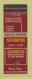 Matchbook Cover - Shamrock Restaurant Tap Room Chicago IL