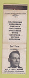 Matchbook Cover - Wm T Bill More State Senator TX WORN