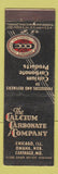 Matchbook Cover - Calcium Carbonate Company Chicago IL Omaha feature
