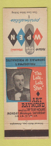 Matchbook Cover - WPEN Radio Philadelphia PA Art Raymond