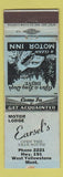 Matchbook Cover - Earsel's Motor Lodge West Yellowstone MT WEAR