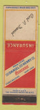 Matchbook Cover - Carl Daniel Insurance St Louis MO WEAR