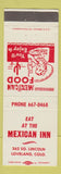 Matchbook Cover - Mexican Inn Loveland Colorado