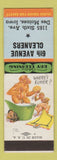 Matchbook Cover - 6th Avenue Cleaners Des Moines IA SAMPLE WEAR