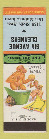 Matchbook Cover - 6th Avenue Cleaners Des Moines IA SAMPLE WEAR