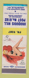 Matchbook Cover - American Legion Iroquois Hill Post Louisville KY poinup