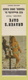 Matchbook Cover - Graver's Cafe Toledo OH pinup