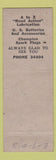 Matchbook Cover - Hospelhorn's Sunoco oil gas York PA pinup