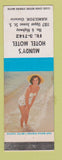 Matchbook Cover - Mundy's Hotel Motel Hamilton ON pinup