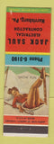 Matchbook Cover - Jack Saul Electrical Contractor Harrisburg PA pinup