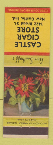 Matchbook Cover - Castle Cigar Store New Castle IN