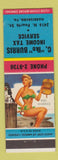 Matchbook Cover - C Ike Burris Income Tax Service Harrisburg PA pinup