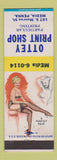 Matchbook Cover - Ottey Print Shop Media PA pinup