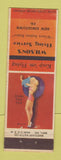 Matchbook Cover - Wilson's Flying Service New Kingstown PA pinup WWII
