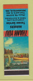Matchbook Cover - Hargers Texaco oil gas Indianapolis IN
