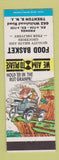 Matchbook Cover - Food Basket Grocery Trenton NJ hillbilly