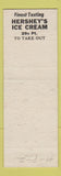 Matchbook Cover - The Sweet Shop Lewisburg PA pinup Hershey's Ice Cream