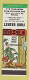 Matchbook Cover - Food Basket Grocery Trenton NJ hillbilly