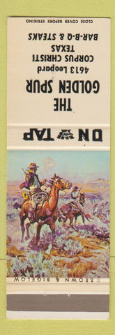 Matchbook Cover - The Golden Spur Corpus Christi TX