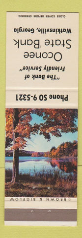 Matchbook Cover - Oconee State Bank Watkinsville GA