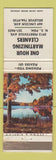 Matchbook Cover - One Hour Martinizing Cleaners Pittsburgh PA