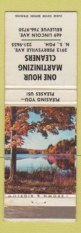 Matchbook Cover - One Hour Martinizing Cleaners Pittsburgh PA