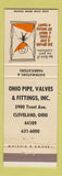 Matchbook Cover - Ohio Pipe Valves and Fittings Cleveland OH