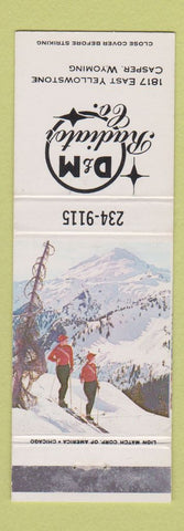 Matchbook Cover - D&M Radiator Casper WY
