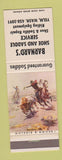 Matchbook Cover - Barnard's Shoe and Saddle Service Yelm WA