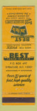 Matchbook Cover - Best Photo Service Syracuse NY