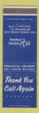 Matchbook Cover - DC Vending Washington DC