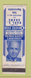 Matchbook Cover - Karl Adams State Rep Election TX