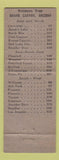 Matchbook Cover - Verkamp's Grand Canyon National Park AZ Indian Crafts