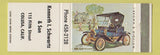 Matchbook Cover - Kenneth Schwartz Machine Shop Colusa CA #2